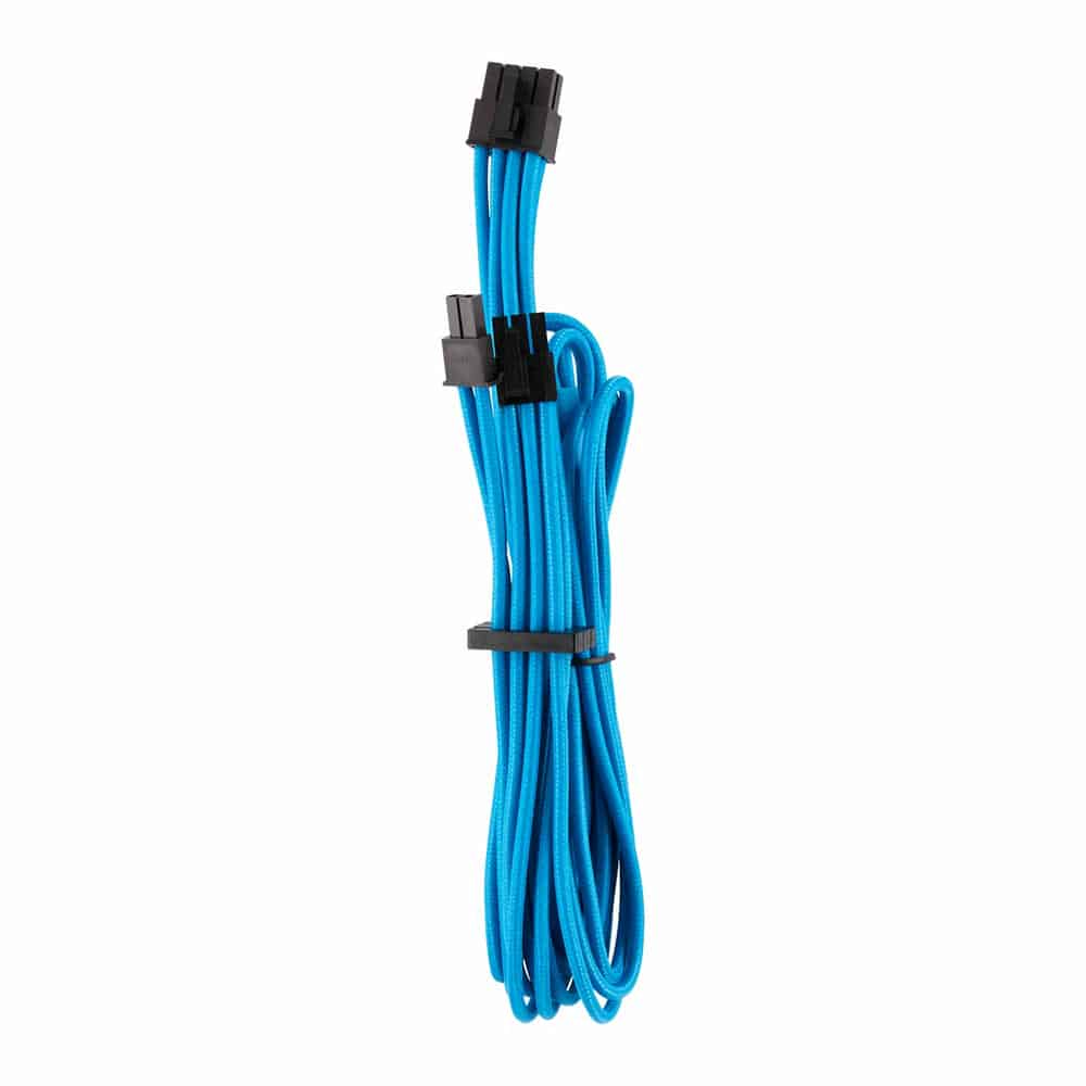 (image for) Corsair Type 4 Gen 4 PSU Blue Sleeved 8pin PCIe Power Cables